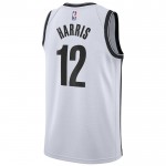 Maillot NBA Brooklyn Nets Joe Harris 12 Nike 2022-23 Association Edition Blanc Swingman - Homme